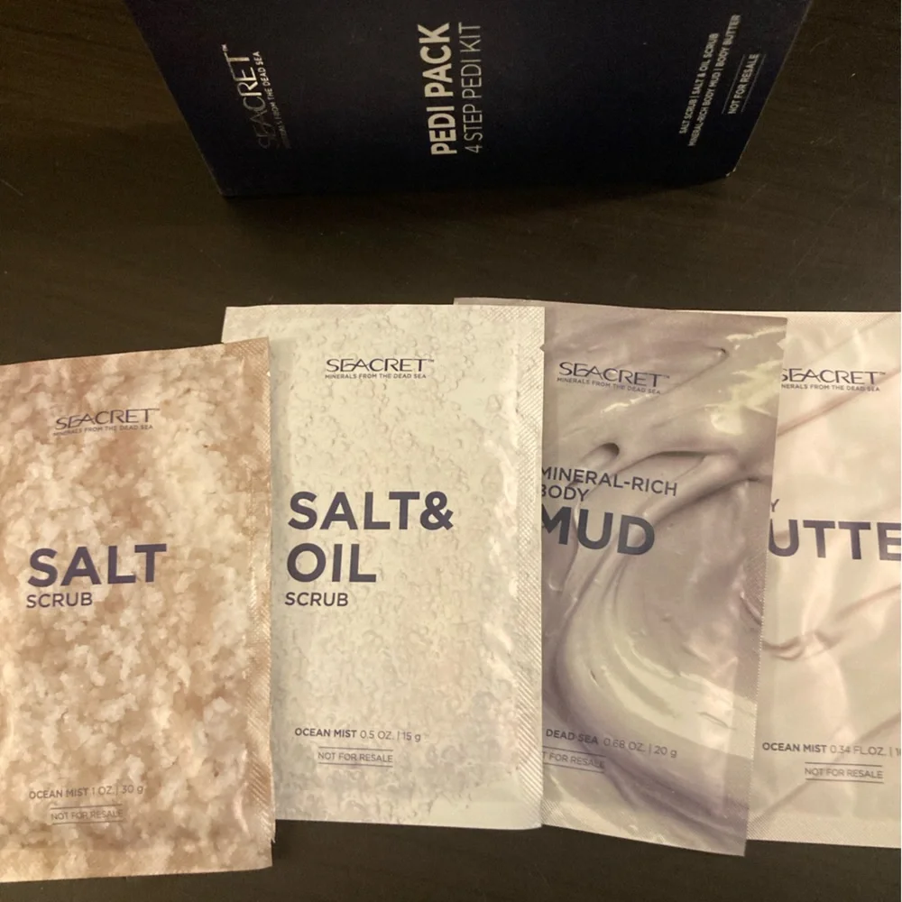 Seacret 4 Step Pedi Pack NIP